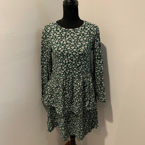 Wednesday's Girl Maternity Long Sleeve Smock Dress in Vintage Floral size 12 NWT - Picture 2 of 6